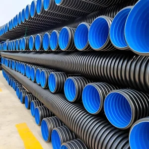 Factory Price 6-inch Sn8 HDPE Double Wall Corrugated Culvert Drainage Pipe Lightweight