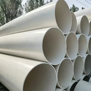 Factory Price Impact Resistant Environmentally Friendly Underground Use Agricultural Waste Water White UPVC Pipes Reservoir