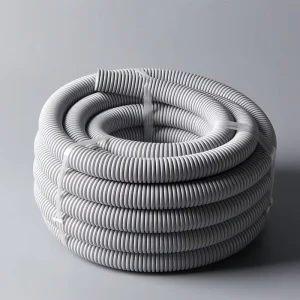 Factory Price Medium Duty Grey Flexible Conduit PVC Corrugated Pipe