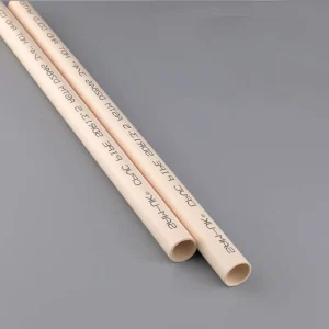 Factory Production Feedwater Fire Sprinkler Glue Cpvc Pipes 50mm Drains Plastic Cpvc Yellow Tubes