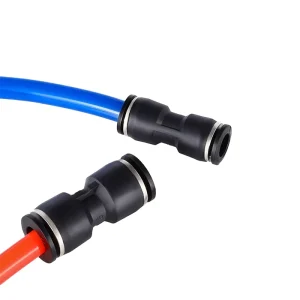 Factory Pu Pneumatic Fittings Plastic Connector Air Water Hose Tube One Touch Quick Connect Fittings Pneumatic Parts connector