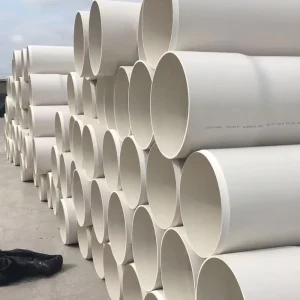 Factory Sale Durable UPVC PVC Plastic Pipes Wide Mouth Drainage Water Supply Ventilation National Standard Blue White Gray