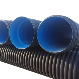 Factory Sale HDPE Drain Pipe Ditch Tubes Plastic Pipe With Oring and Fittings
