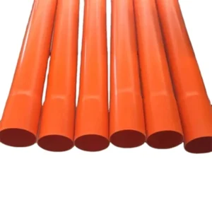 Factory Sale Orange Rigid PVC Pipe Plastic Electrical Conduit Pipe