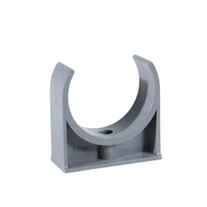 Factory Standard Din PVC Pipe Clamp Electrical Conduit Durable Plastic Low Pressure PP Fittings Smooth 16mm 20mm 25mm 32mm Clips