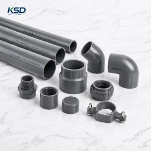 Factory Stock PN10 PN16 0.63 1.6MPa High Density Rigid Plastic UPVC Water Supply Pipe for Residential Use