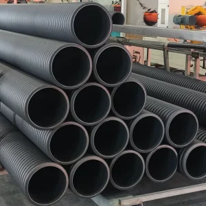 Factory Supply 12 inch 16 inch 20 inch Corrugated Pipe HDPE High Quality Double Wall Polyethylene Drainpipe