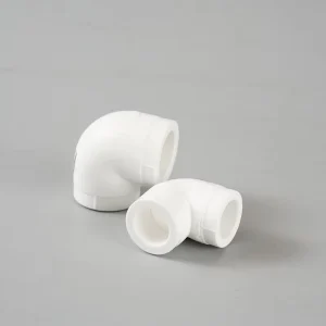 Factory Supply Easy to Install White PPR Pipe Fittings 90 Degree Elbow for Water Pipe System