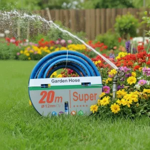 Factory Supply Flexible PVC Plastic Water Hose Lightweight Durable Anti UV Wall Mounted for Gardening & Car Washing