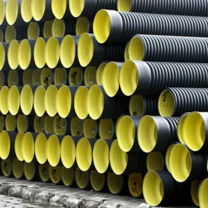 Factory Supply Hdpe Double Wall Corrugated Pipe Drainage Pipe Hdpe Plastic Tubes Culvert Pipe Conduit for Construction Project