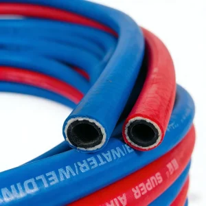 Factory Supply High Pressure Flexible Durable Twin Hose Oxygen Acetylene PVC Welding Hose for Industrial & Irrigation Use