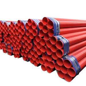 Factory Supply Plastic Coated Lined Steel Pipe Custom Size Composite Tube for Construction Pipeline