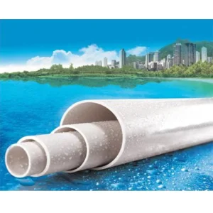 Factory White PVC-U Water Supply Pipe Full Diameter Range Eco Lead-Free Plastic Pipe for Construction Sewage