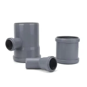 Factory Wholesales High Standard Plastic Tube UPVC Plumbing Materials Pipe Fitting for Water Drainage