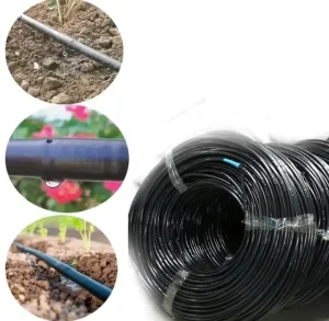 Farm Drip Irrigation System PE Drip Pipe Line With Cylindrical Dripper