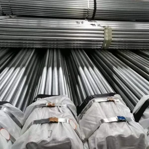 Fast Delivery Prime ERW Hot Dipped Galvanized Alloy Steel Pipes Durable Construction Pipe DIN Standard 6m Length