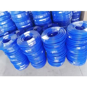 Fiber Braided Reinforce Plastic PVC Garden Water Hose Pipe PVC Clear Transparent Hose