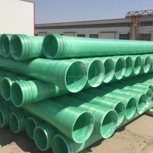 Fiberglass FRP GRP Municipal Drainage Pipe Urban Sewer Project Corrosion Resistant Custom Diameter Fiberglass Pipe