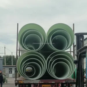 Fiberglass Reinforced Pipe GRP Pipe Price FRP Pipe Specification Supplier for Chemical Fluid Systems
