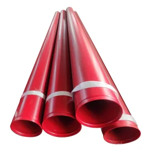 Fire Pipes Fire Fighting Pipes Red Epoxy Powder Coating Fire Sprinkler Pipes