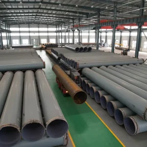 Fire Protection ERW Welded Epoxy Resin Coated Galvanized Steel Pipe Red Plastic Coated Carbon Steel Tube for Fire Sprinkler
