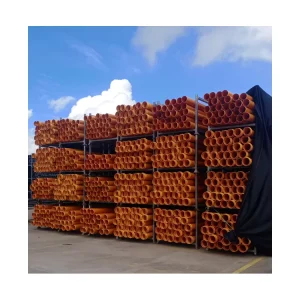 Fire Resistant Orange Color 4inch 6inch 8inch CPVC Pipe