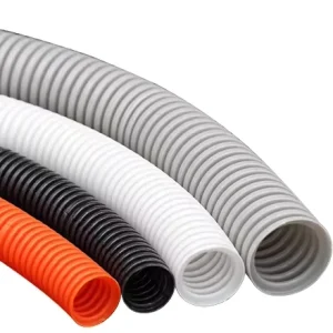 Fire Retardant Flexible Conduit PVC Electrical Wire Flexible Corrugated Cable Protection Pipes