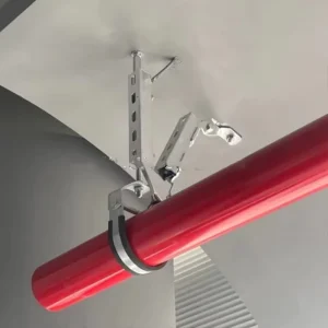 Fire Sprinkler Pipe Seismic Support Bracket Anti shock Flexible Stainless Steel ISO Certified Pipe Hanger