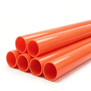 Flame Retardant CPVC Flexible High Temperature Power Pipe for Buried High Voltage Cable Protection System