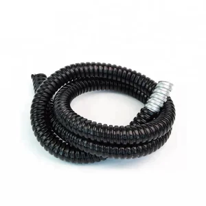 Flame Retardant Insulation Corrugated Pipe PVC PP Corrugated Conduit Flexible For Wire Cable Hose Plastic Coated Metal