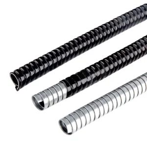 Flame Retardant Insulation Corrugated Pipe PVC PP Corrugated Conduit Flexible for Wire Cable Hose Plastic Coated Metal