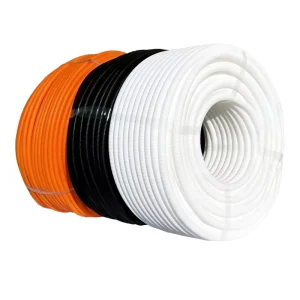 Flame Retardant PE Corrugated Electrical Sleeving 16mm 63mm Eco Friendly High Flexibility Durable Acid Alkali Resistant