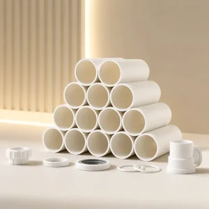 Flame Retardant PVC Conduit Pipe High Safety UPVC Tube For Power Cable Protection