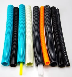 Flame Retardant Spiral Cable Protection Sleeve Corrugated Pipe Wiring Harness 5mm-90mm Nylon PE PP Cable Sleeves