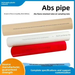 Flame Retardant Thickened ABS Pipe Made Virgin Resin Sewage Treatment Sludge Discharge Pipeline Air Sampling Tube