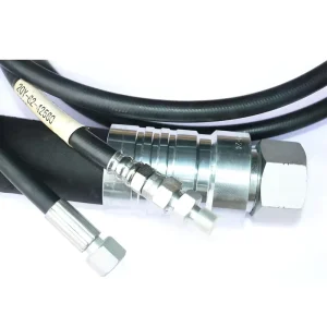 Flange High Pressure Hose High Pressure Hydraulic Oil Pipe Rubber High Pressure Hose