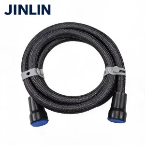 Flexible Clear Black Transparent Plastic Braided Hose For Air Compressor 3/8 1/2 Inch Sizes 200 Psi