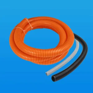 Flexible Corrugated Conduit Pipe for Electrical Wiring Harness Protection Nylon PP PE Cable Loom Tube
