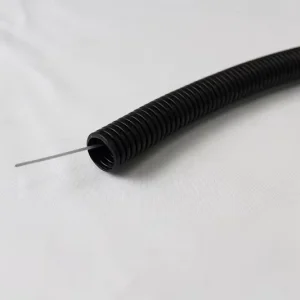 Flexible Corrugated Pipe Waterproof Corrugated Tube Wire Loom PA Electrical Conduit Pipe With Pulling Wire