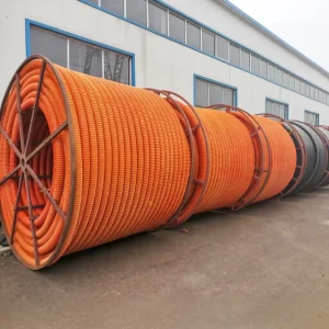 Flexible Durable HDPE Corrugated Optic Duct COD Pipe High Pressure Eco Friendly Anti Corrosion Heat Resistant Cable Protection