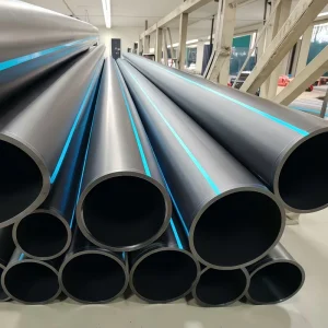Flexible Durable Poly Drip Irrigation Pipes 90mm 225mm HDPE High Pressure Water Supply Pipe