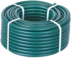 Flexible Green PVC Light Weight Garden Water Hose 1/2” High Pressure for Irrigation Water Supply & Car Washing Hose Reels
