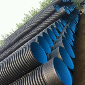 Flexible HDPE Corrugated Electrical Conduit Pipe Underground Cable Duct Water Drain Sewer Line