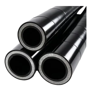 Flexible High Pressure Rubber Hose Hydraulic Oil Hose Steel Wire Reinforced Industrial Hose for Machinery Equipment OEM
