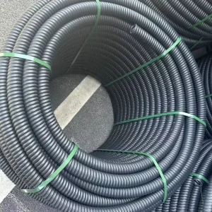 Flexible PE Corrugated Sub Duct Double Wall Polyethylene Pipe Smooth Inner Wall Telecom Fiber Optic Cable Outer Protection Pipe