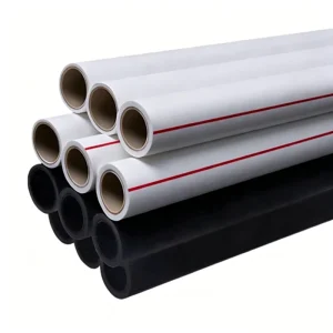 Flexible PPR Hot Cold Water Pipes Multiple Colors White Gray Green High Pressure Light Weight Non Toxic 4m Length Home Use