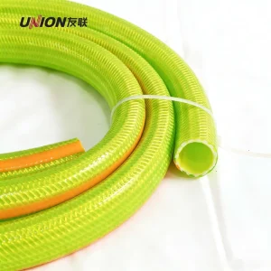 Flexible PVC Fiber Reinforced Hose For Watering 0.5-1.2MPa Anti-UV Durable Non-Toxic Garden Water Hose