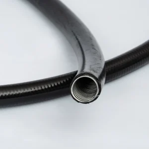 Flexible PVC PA PU Coated Base Metal Corrugated Conductor Plastic Conduit Fittings 1/2 in -50~+100