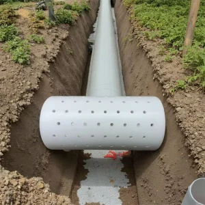 Flexible PVC Pipe with Perforation 2 Inch Draining 3 Inch Drainage Production Line 8 Inch 100mm 200mm Sizes Available