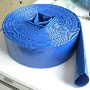 Flexible PVC Round Layflat Hose Agricultural Irrigation Water Pipe with Cutting Service for Farm Garden Greenhouse